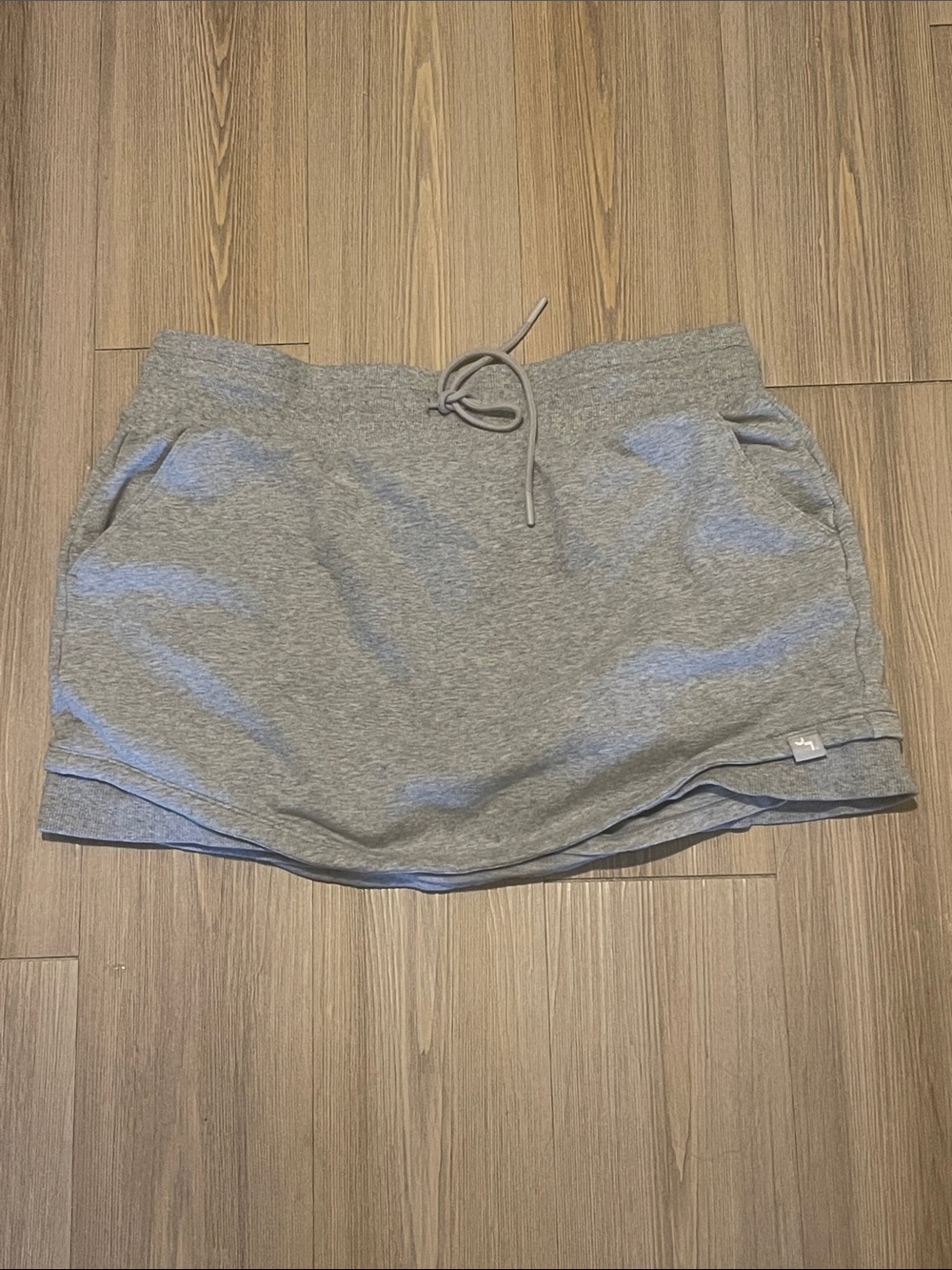 JoyLab Gray Drawstring Skort
